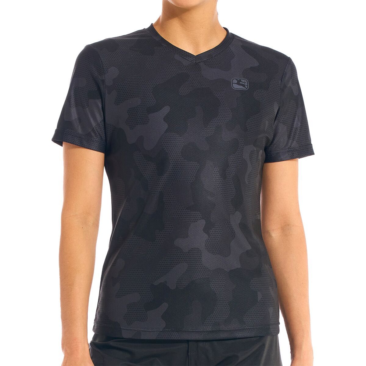 Giordana MTB Short-Sleeve Jersey - Women's Black Camo, XXL