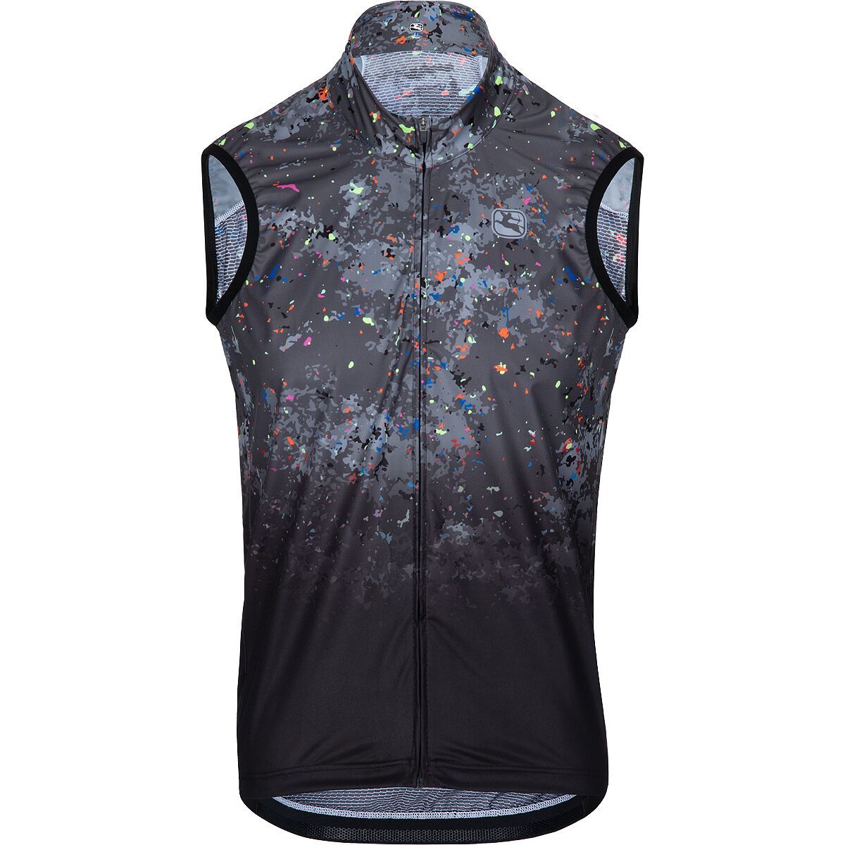 Giordana Rear Pockets Wind Vest - Men's Neon Concrete, M