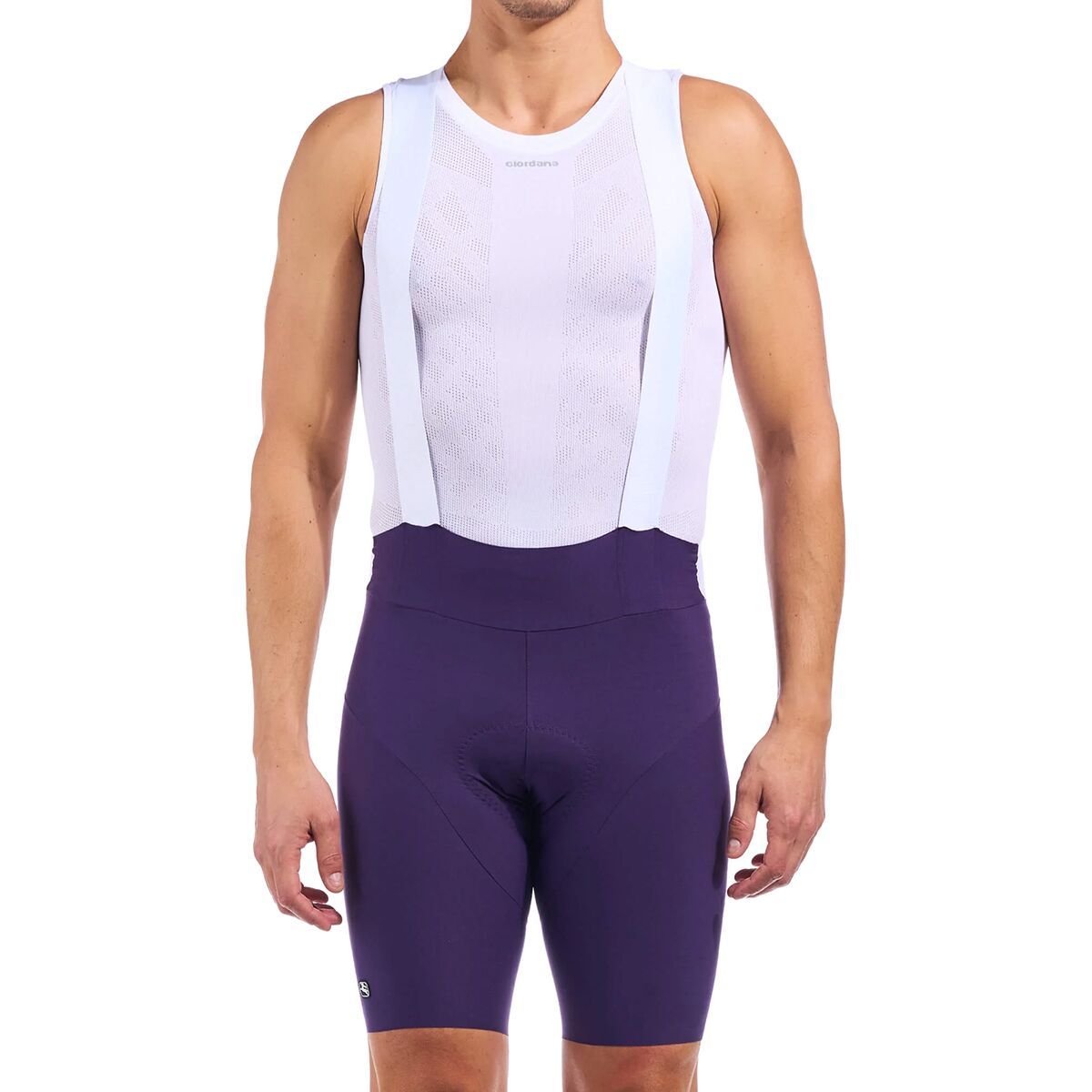 Image of Giordana Vero Forma Bib Short - Men's Purple, S