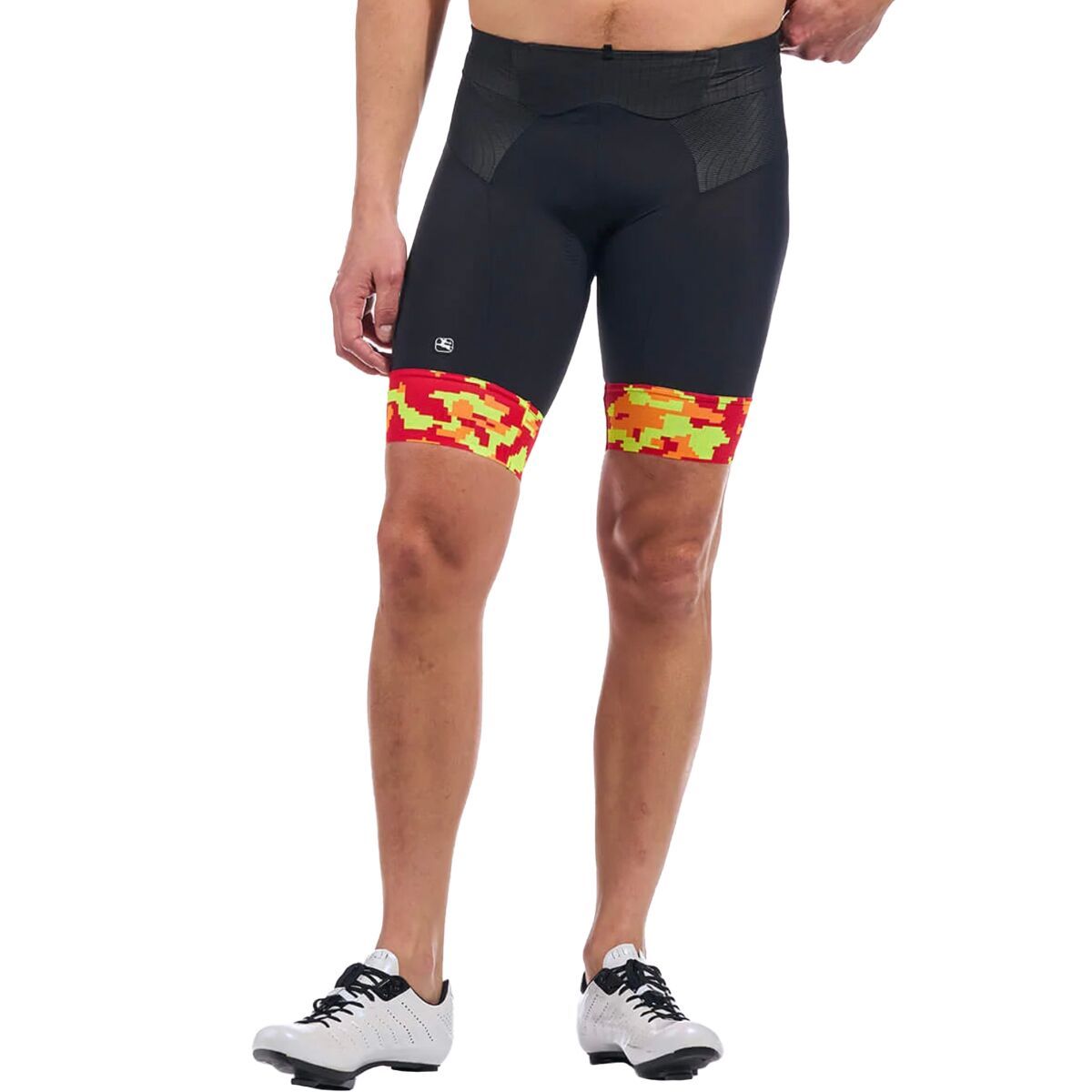 Giordana FR-C Pro TRI Short - Men's Red/Fluo Yellow, XL