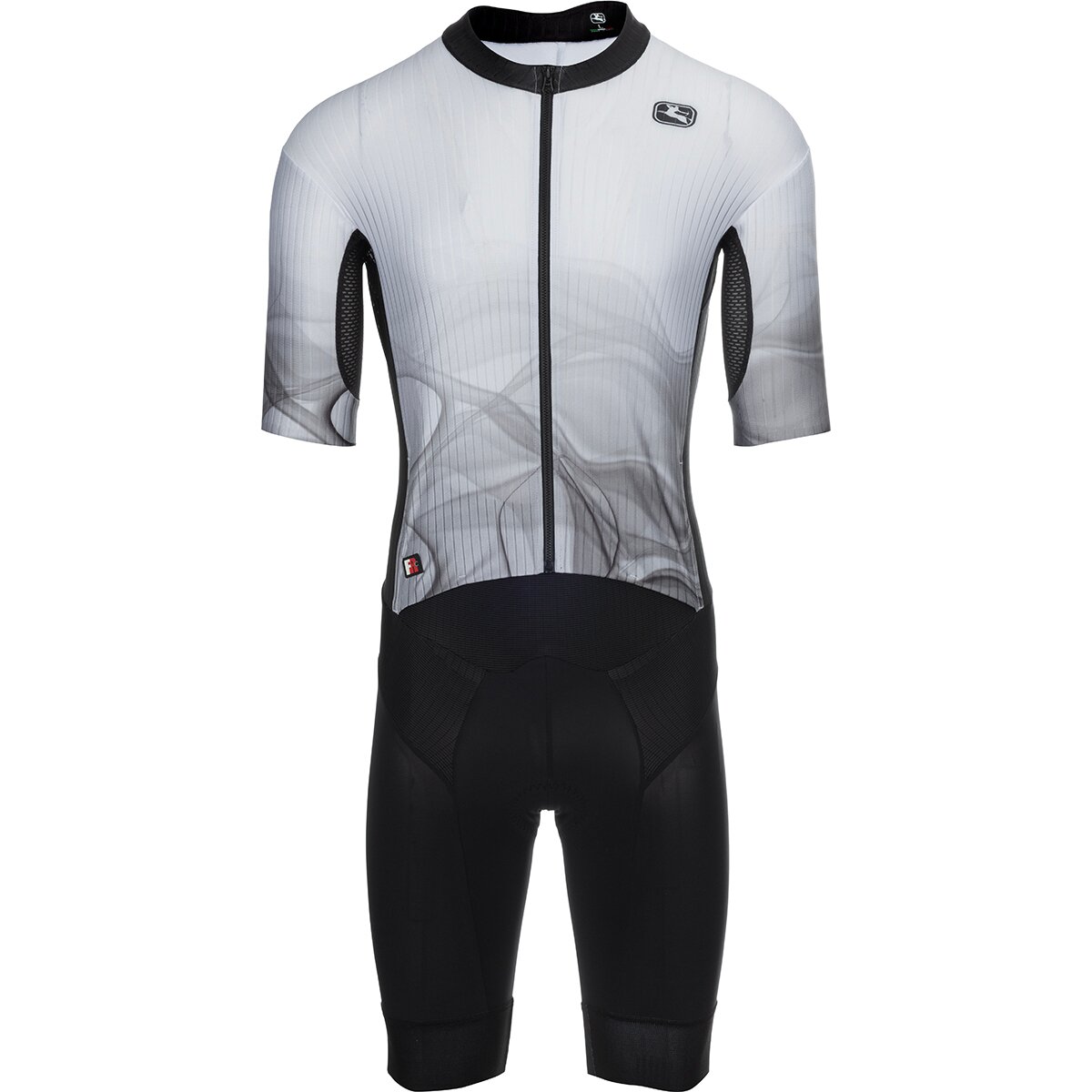 Image of Giordana FR-C Pro TRI Short-Sleeve Doppio Suit - Men's White/Black, M