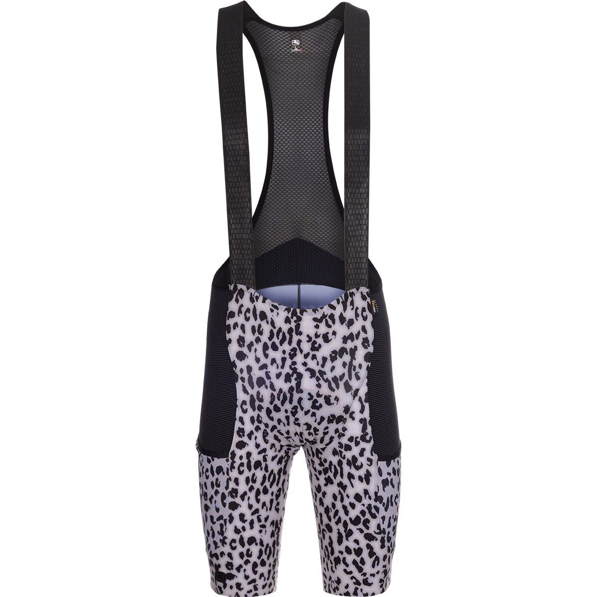 Image of Giordana Beyond Gravel Cargo Bib Short - Men's Marshmallow Leopard, XL