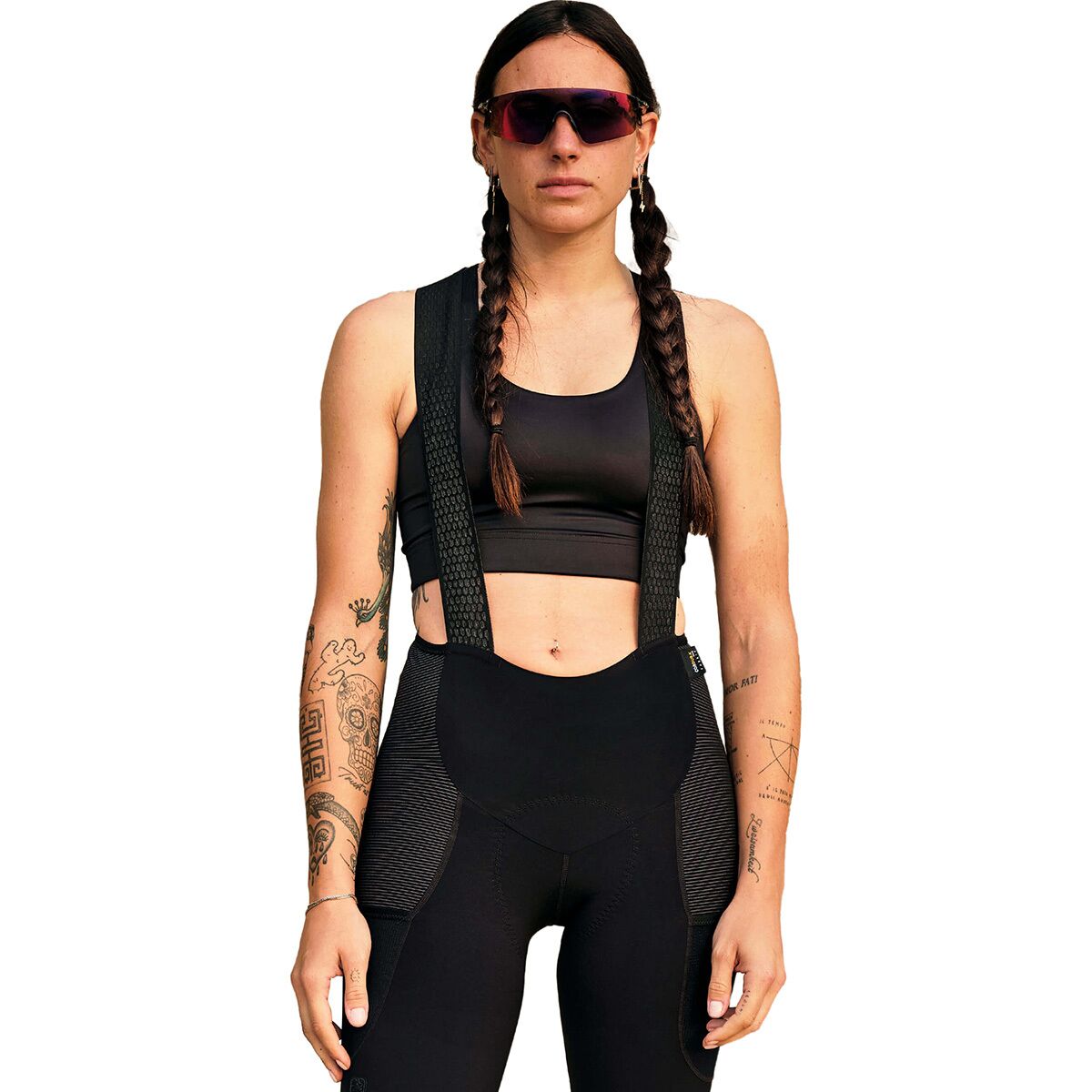 Image of Giordana Beyond Gravel Cargo Bib Short - Women's Black, M