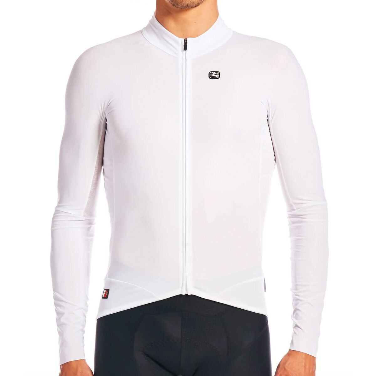 Image of Giordana FR-C Pro Lightweight UPF 50+ Long-Sleeve Jersey - Men's White, S