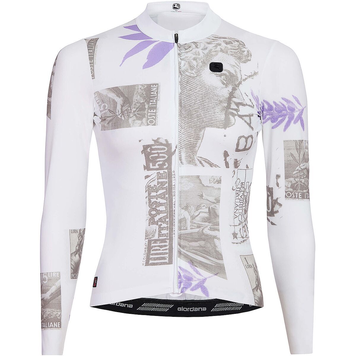 Image of Giordana FR-C Pro Lightweight UPF 50+ Long-Sleeve Jersey - Women's La Posta White, L