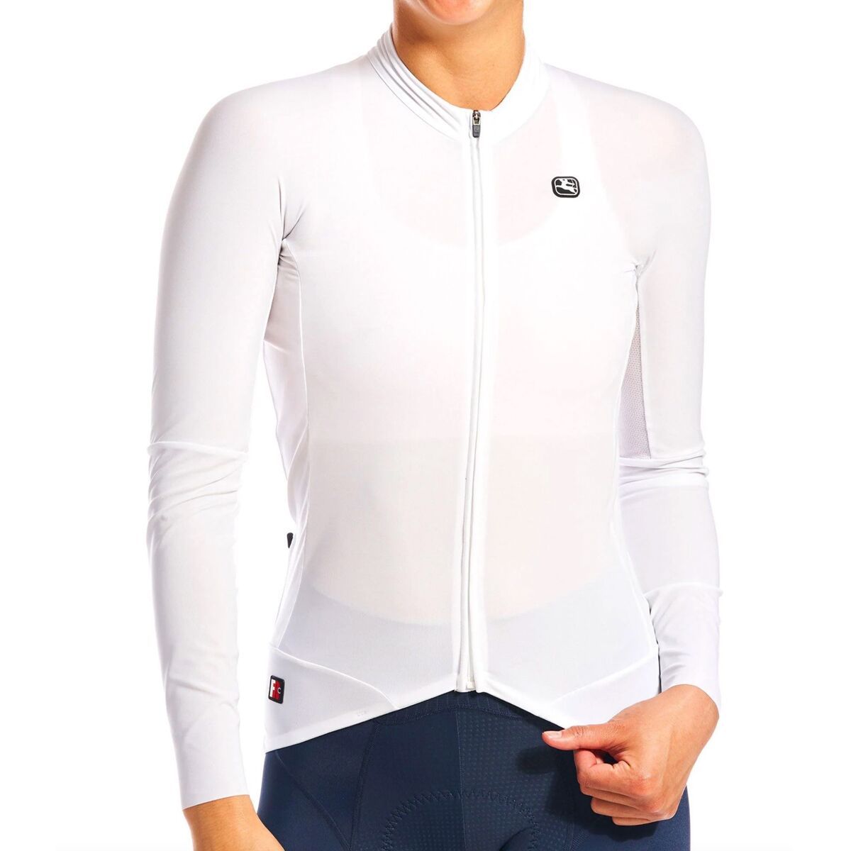 Image of Giordana FR-C Pro Lightweight UPF 50+ Long-Sleeve Jersey - Women's White, XL