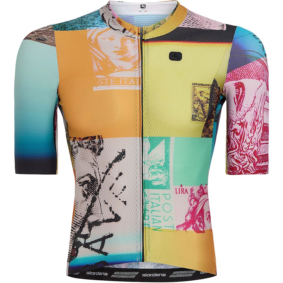 Image of Giordana FR-C Pro Short-Sleeve Jersey - Men's La Posta Multicolor, XL