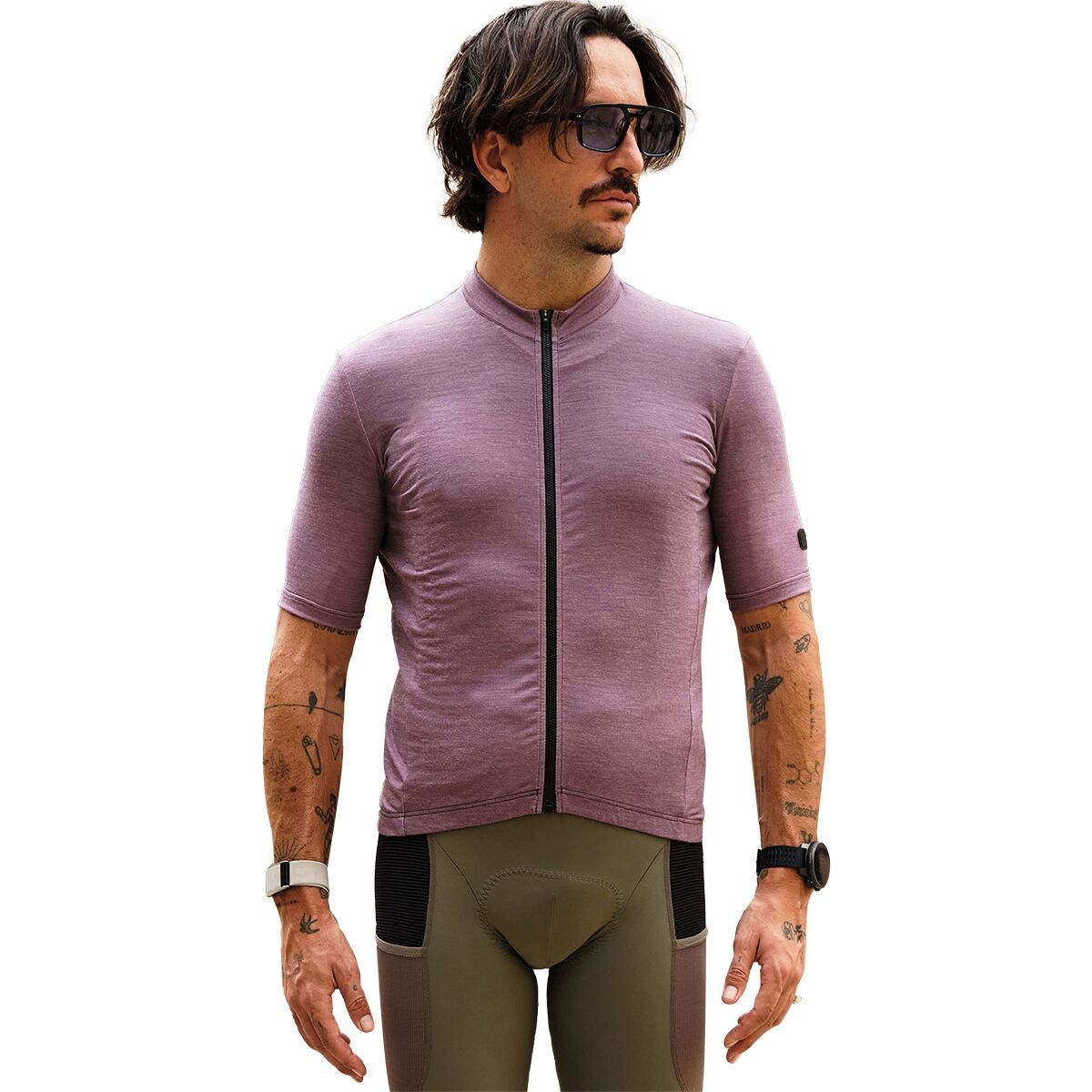 Image of Giordana Wool Short-Sleeve Jersey - Men's Grapeade, M