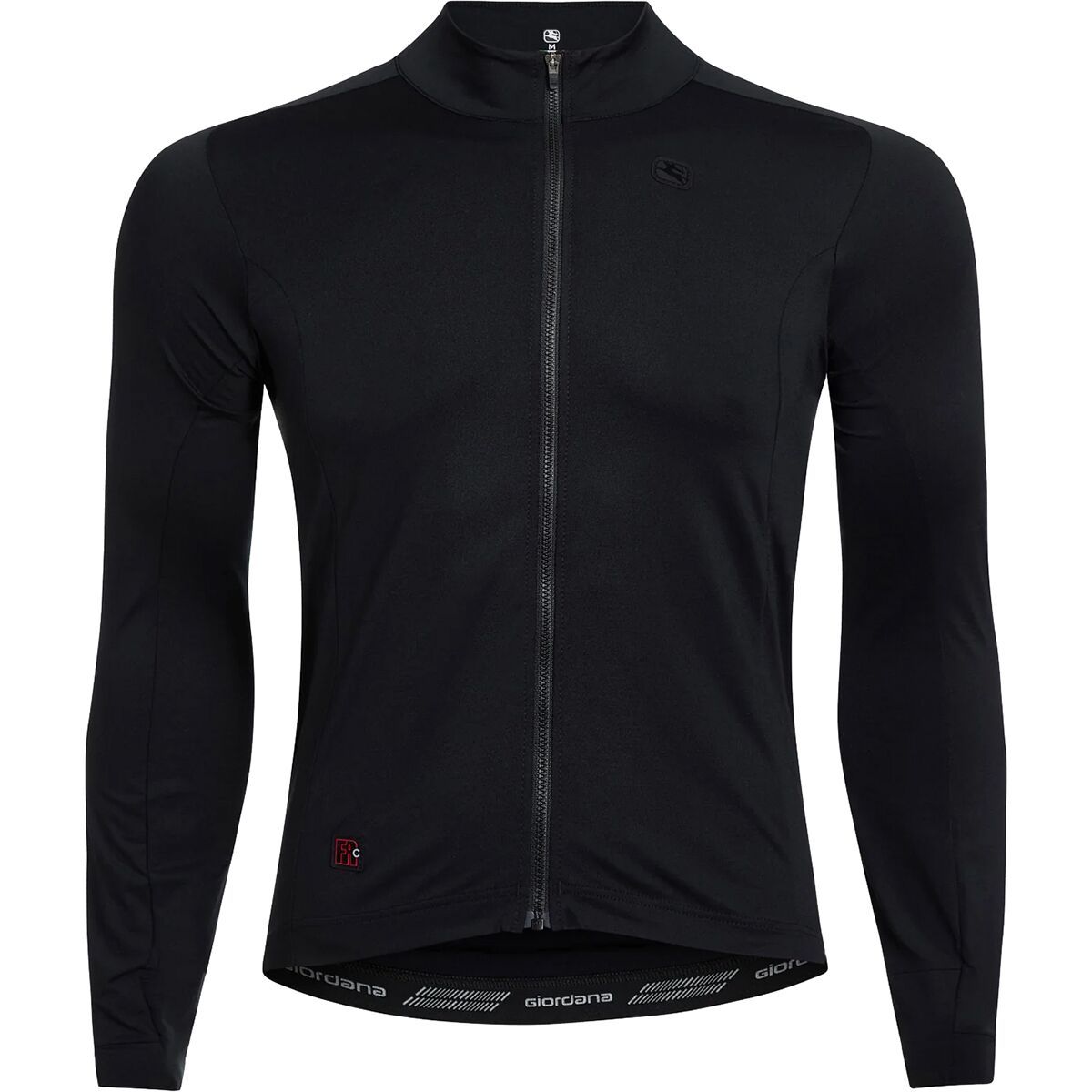 Image of Giordana FR-C Pro Thermal Long-Sleeve Jersey - Men's Black, XXL