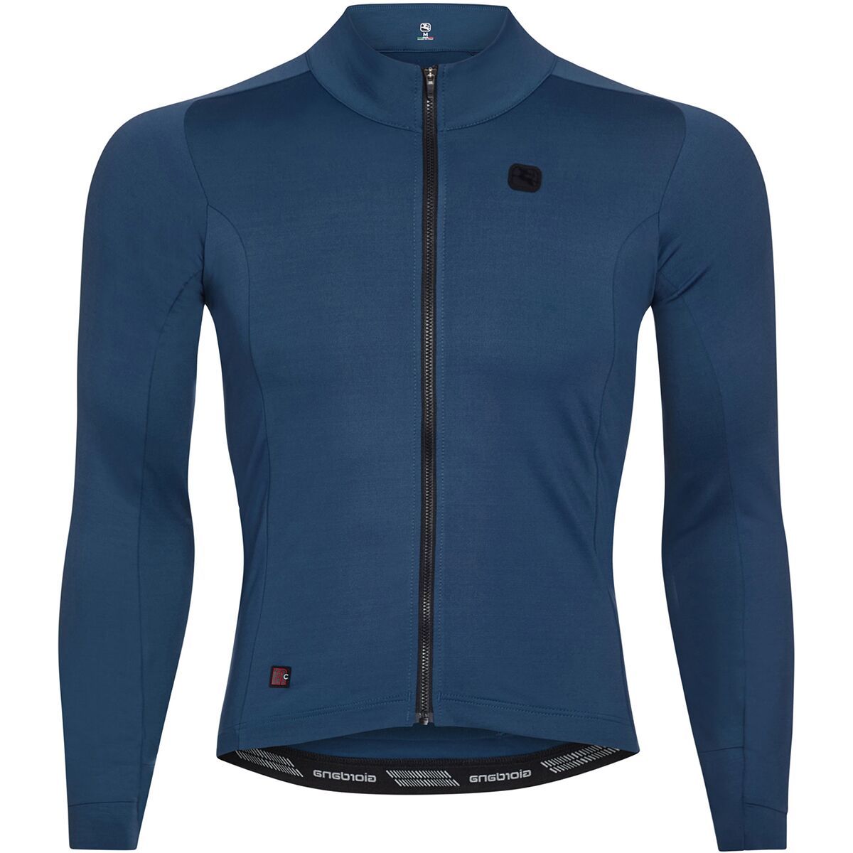 Image of Giordana FR-C Pro Thermal Long-Sleeve Jersey - Men's Charcoal Blue, XL