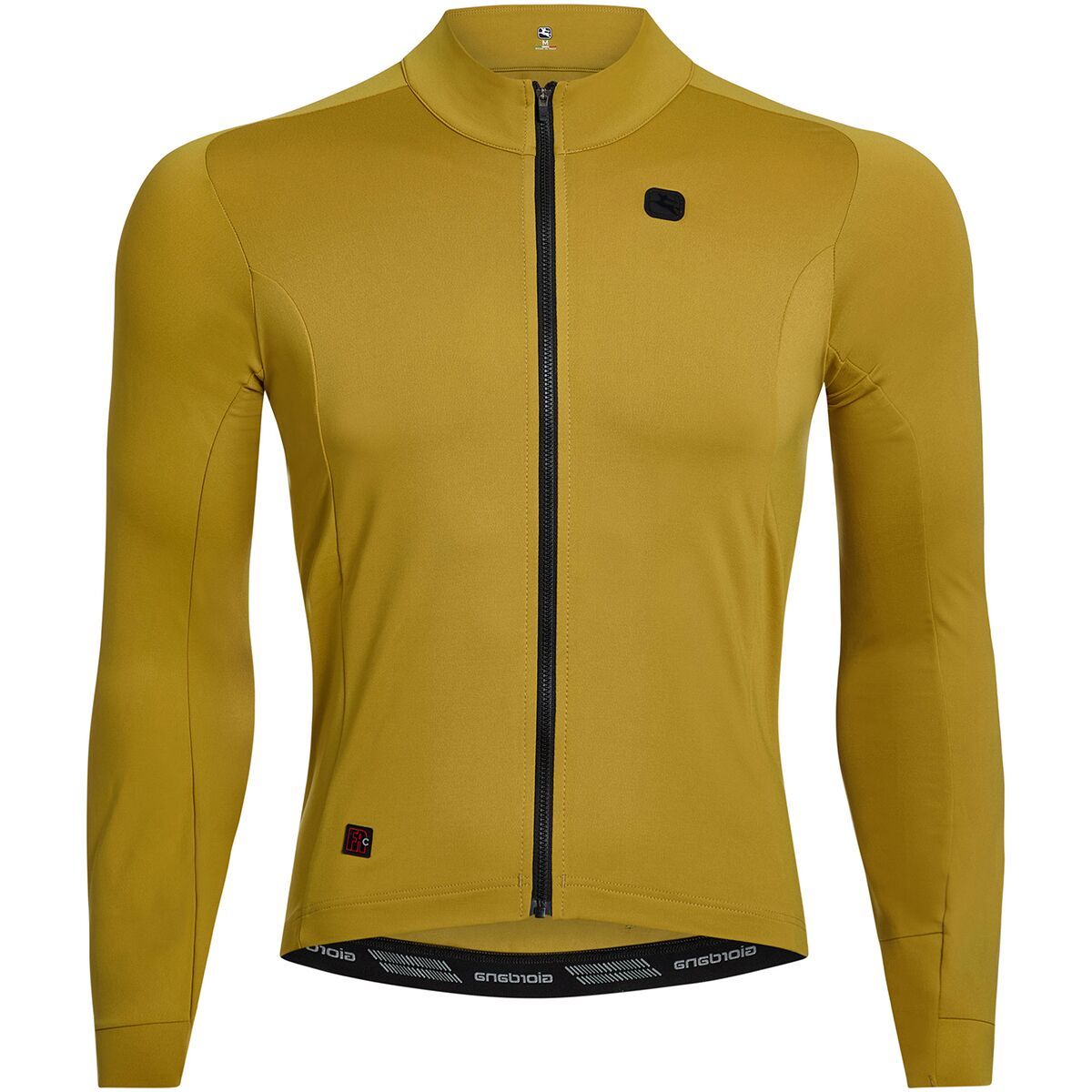 Image of Giordana FR-C Pro Thermal Long-Sleeve Jersey - Men's Olive Yellow, M