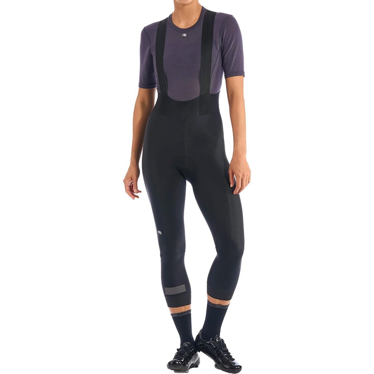 Image of Giordana Silverline Thermal Bib Knicker - Women's Black, L