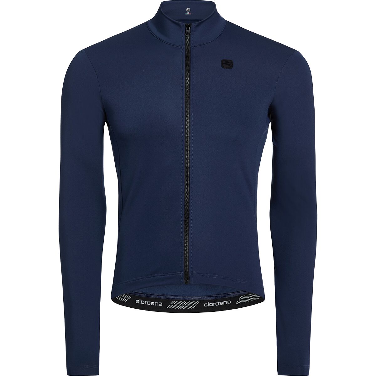 Image of Giordana Silverline Thermal Long-Sleeve Jersey - Men's Sable Blue, XXL