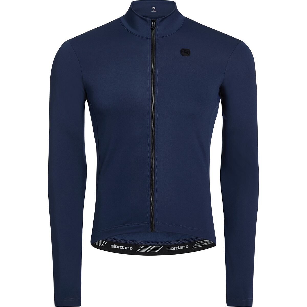 Image of Giordana Silverline Thermal Long-Sleeve Jersey - Men's Sable Blue, S