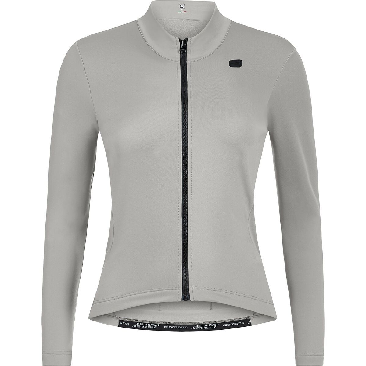 Image of Giordana Silverline Thermal Long-Sleeve Jersey - Women's Lunar Grey, XS