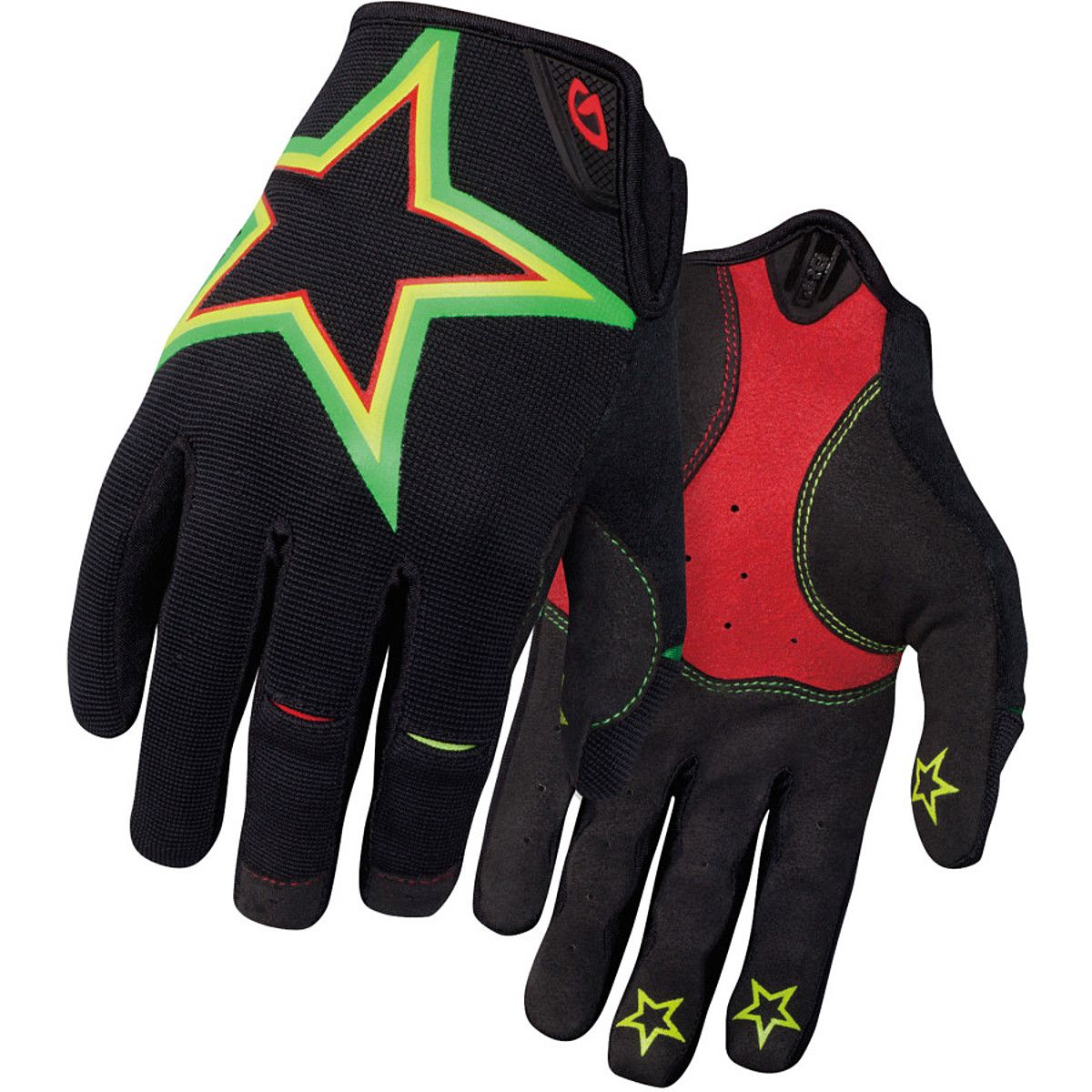 Giro DND Glove - Men's Black/Rad Star, S