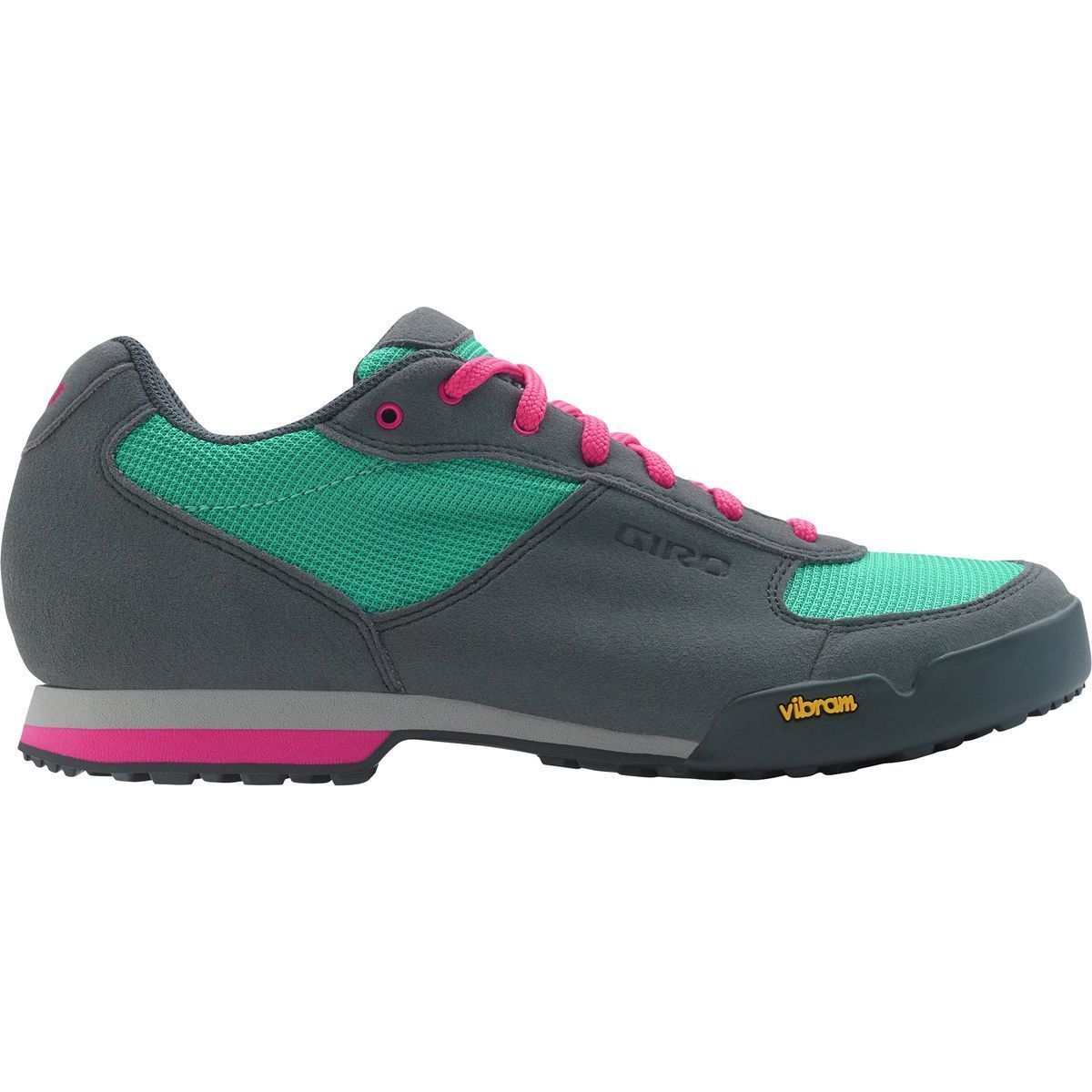 Giro Petra VR Cycling Shoe - Women's Turquoise/Bright Pink, 36.0
