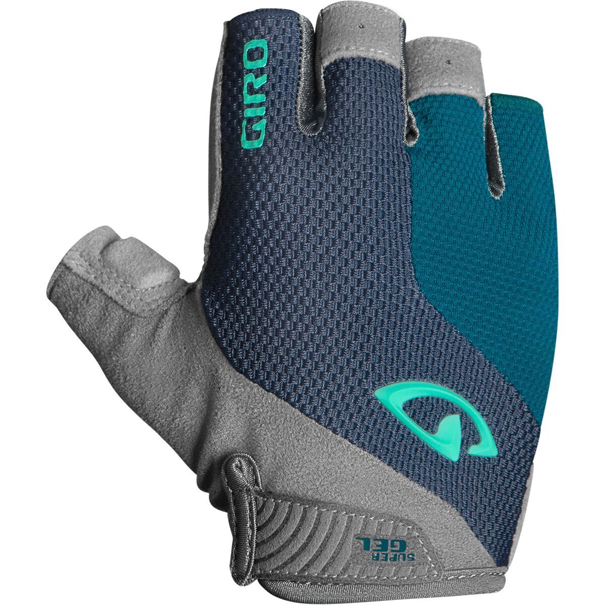 Giro Strada Massa Supergel Glove - Women's Harbor Blue/Screaming Teal, S