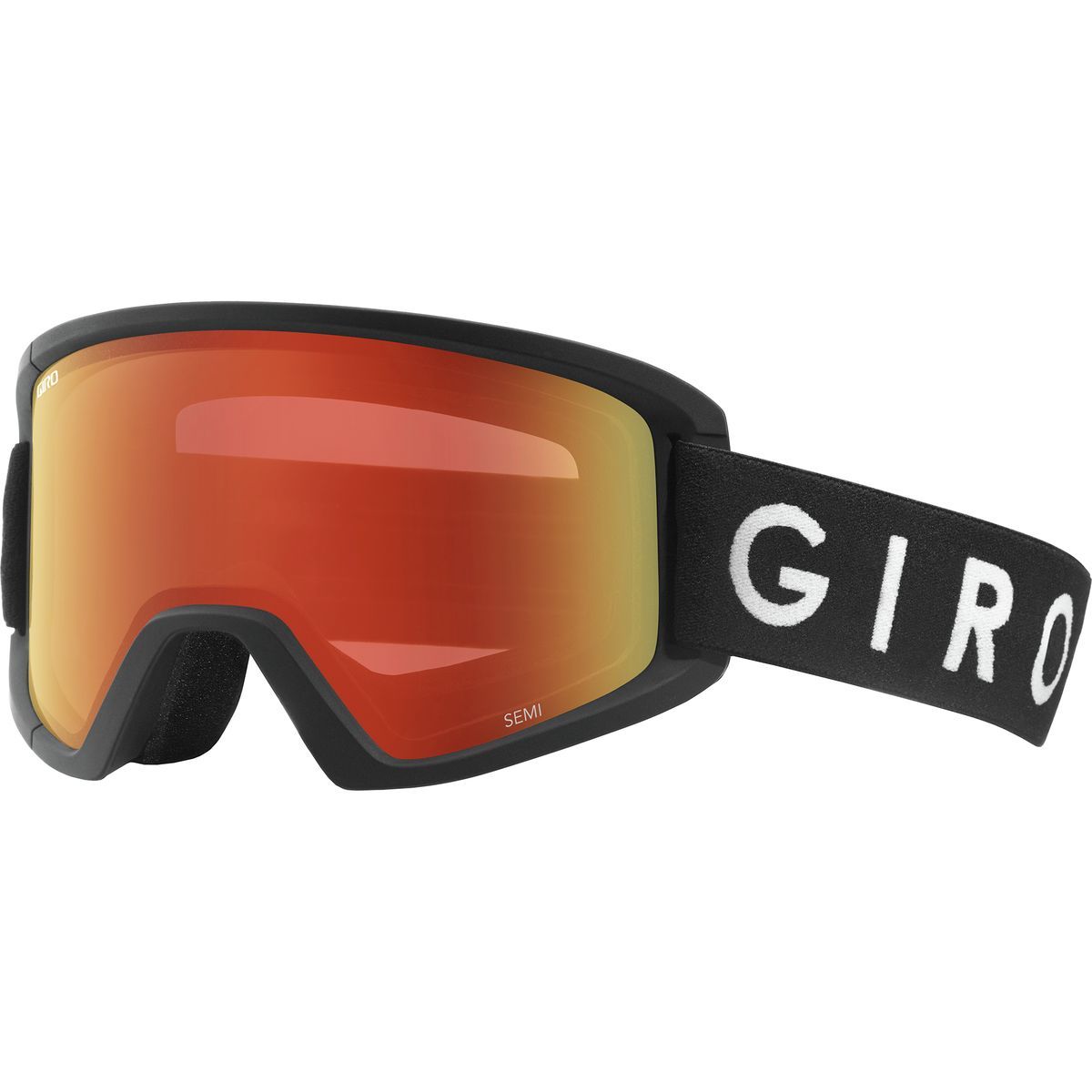 Giro Semi Goggles Black Core/Amber Scarlet/Yellow, One Size