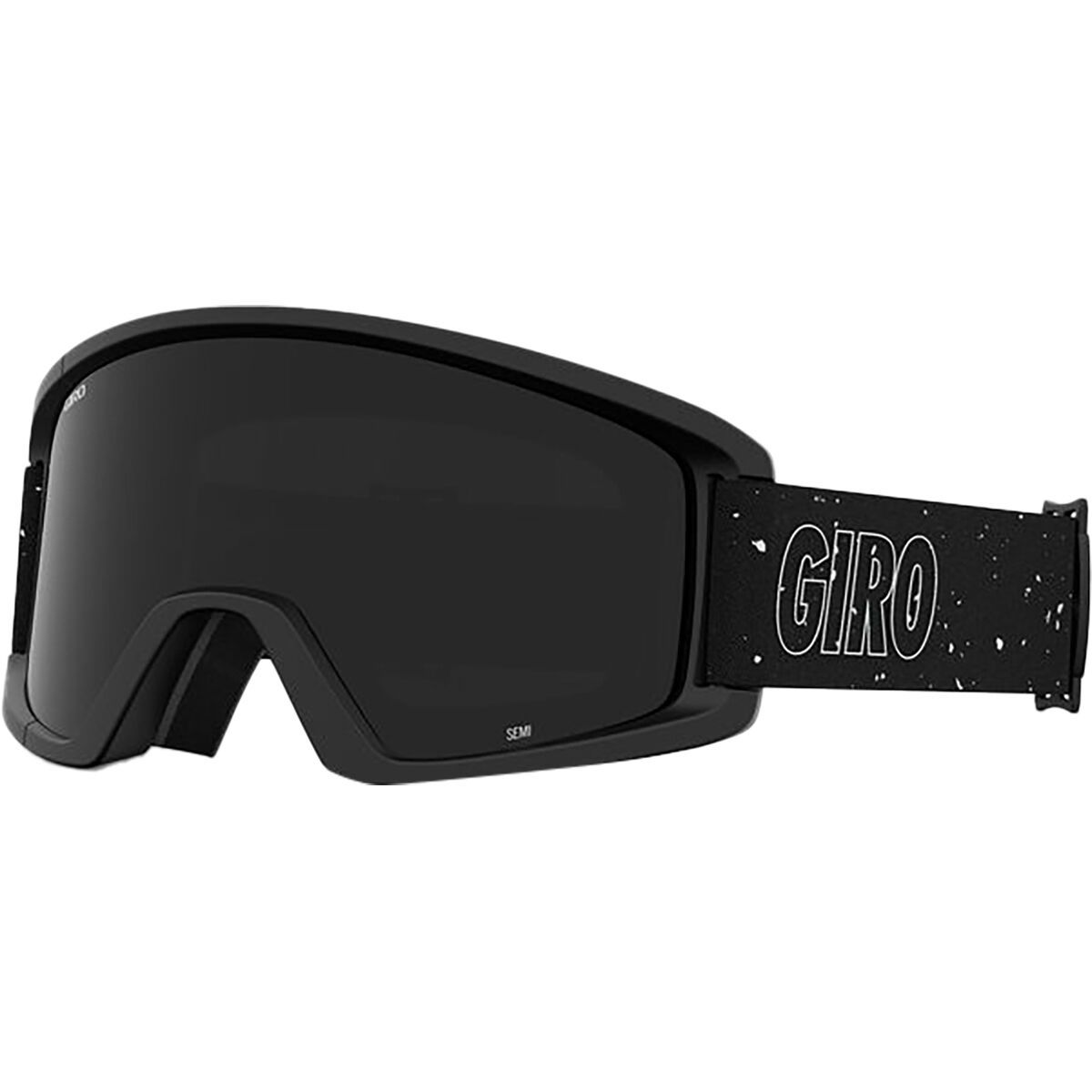 Giro Semi Goggles Black Mica/Ultra Black/Yellow, One Size