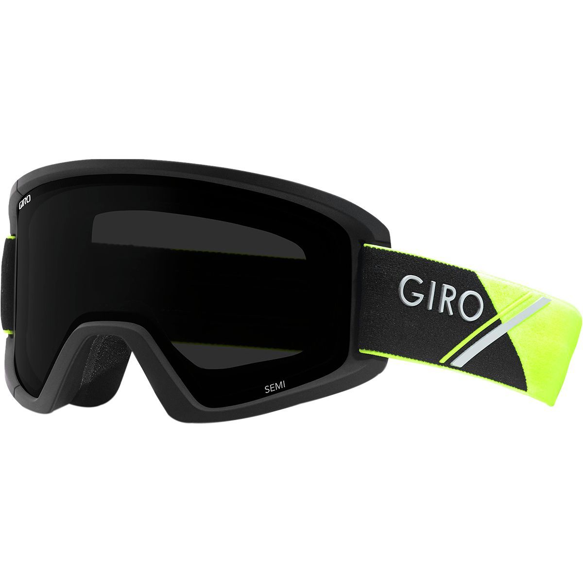 Giro Semi Goggles Highlight Yellow Sport Tech/Ultra Black, One Size