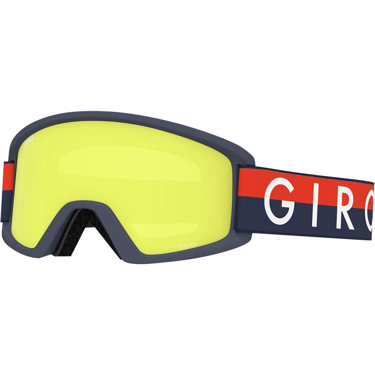Giro Semi Goggles Midnight/Red Throwback/Amber Gold/Yellow, One Size