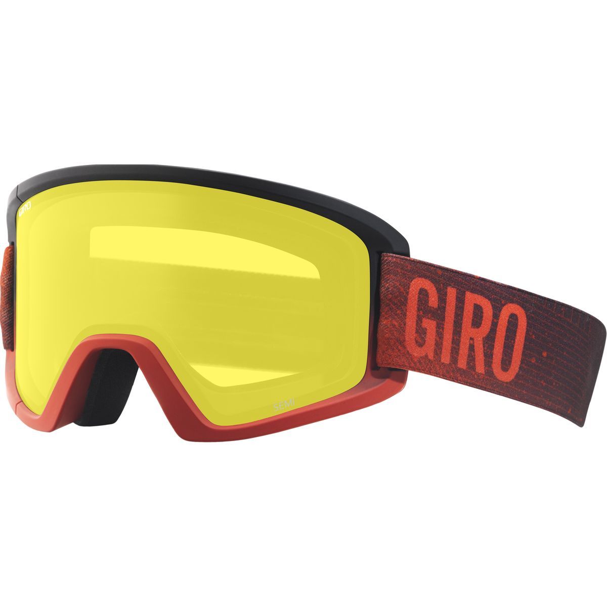 Giro Semi Goggles Red Faded/Amber/Yellow, One Size