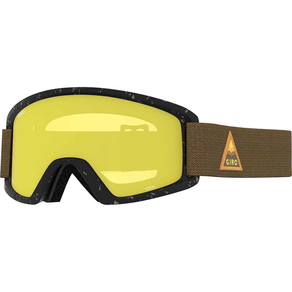 Giro Semi Goggles Rust Arrow MTN/Amber Gold/Yellow, One Size