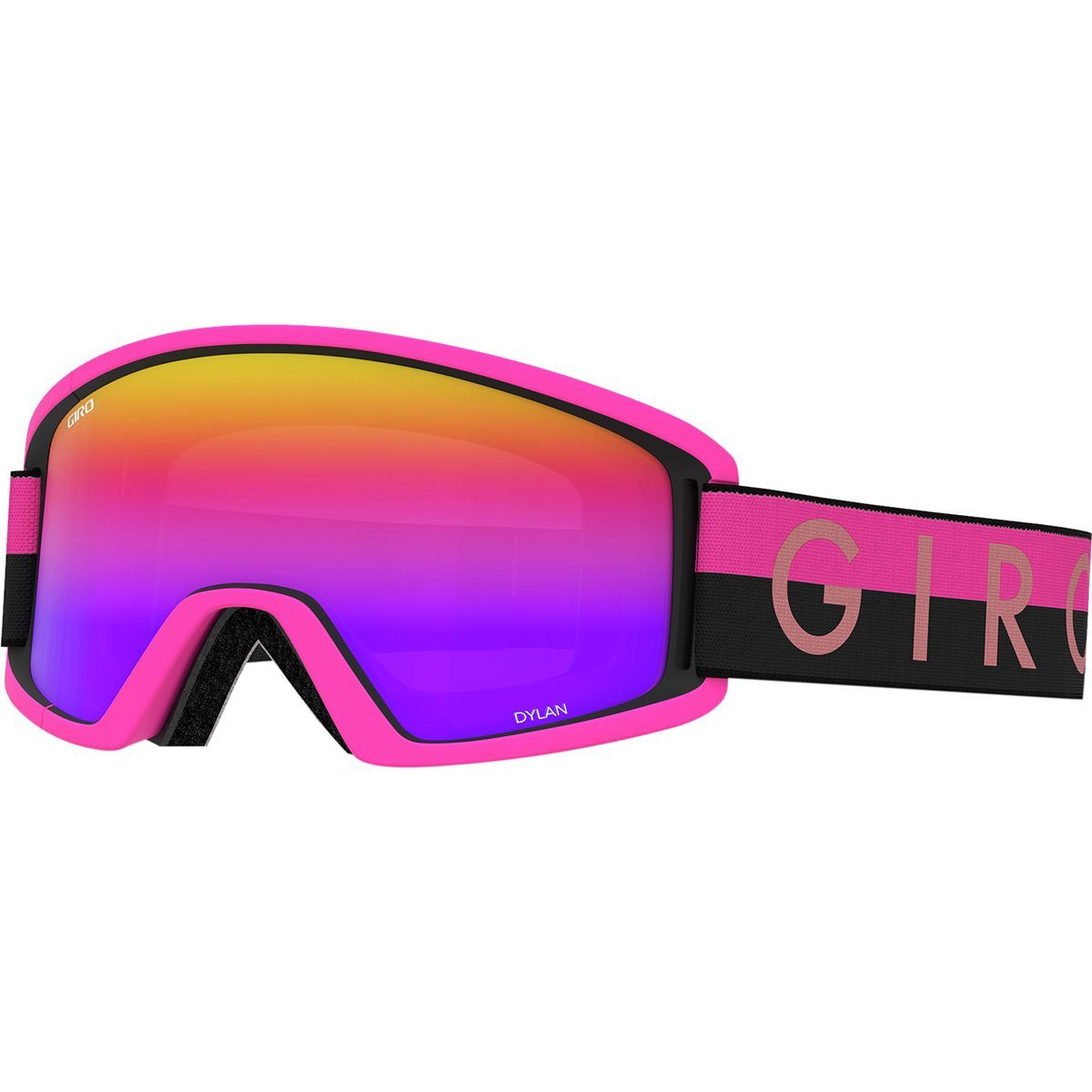Giro Dylan Goggles - Women's Black/Pink Throwback/Rose Spectrum, One Size