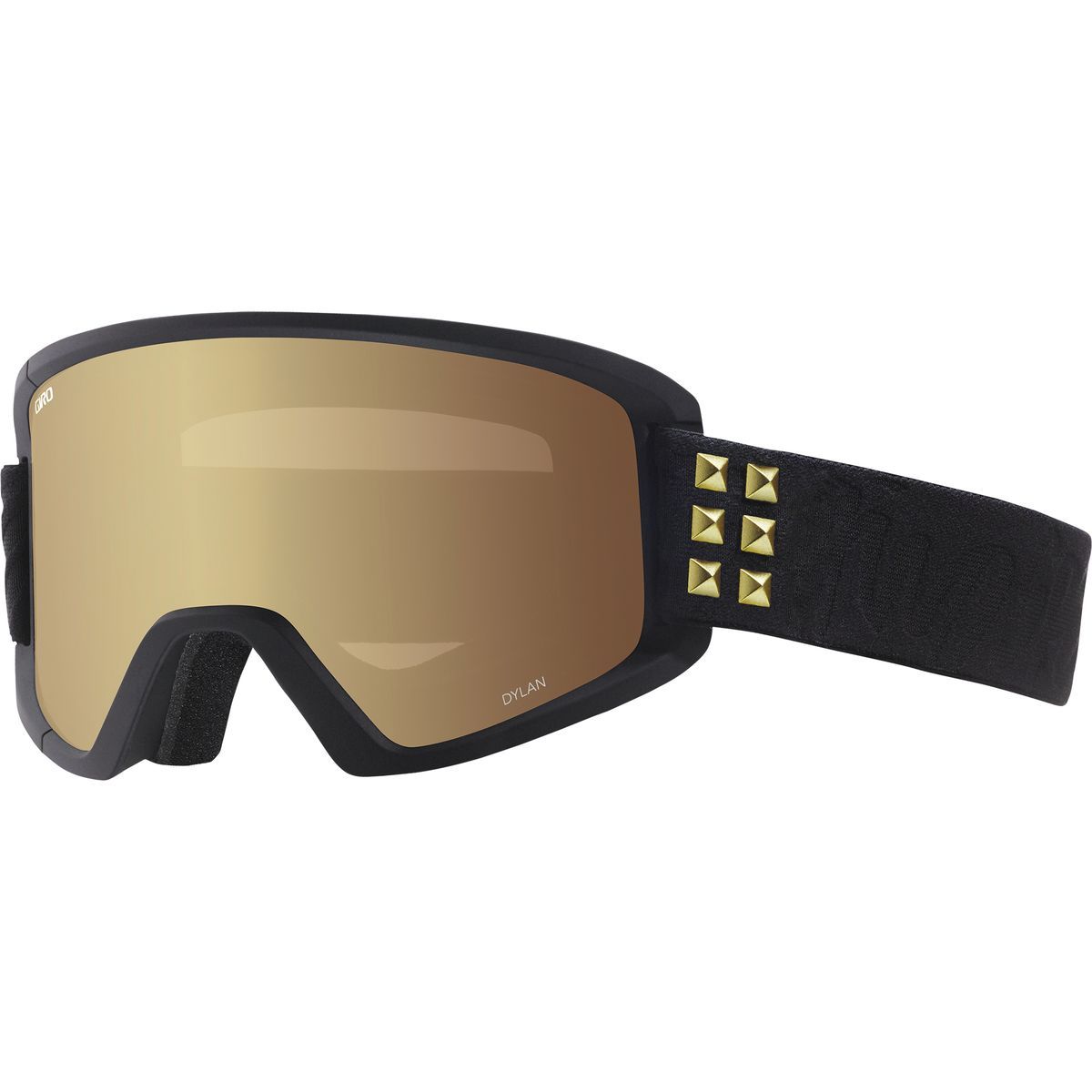 Giro Dylan Goggles - Women's Black/Gold Stud/Amber Gold With Yellow, One Size