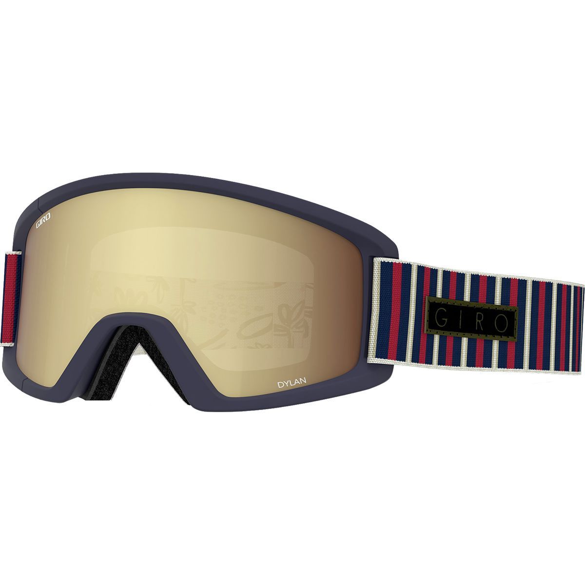 Giro Dylan Goggles - Women's Cab Vineyard/Amber Gold/Yellow, One Size