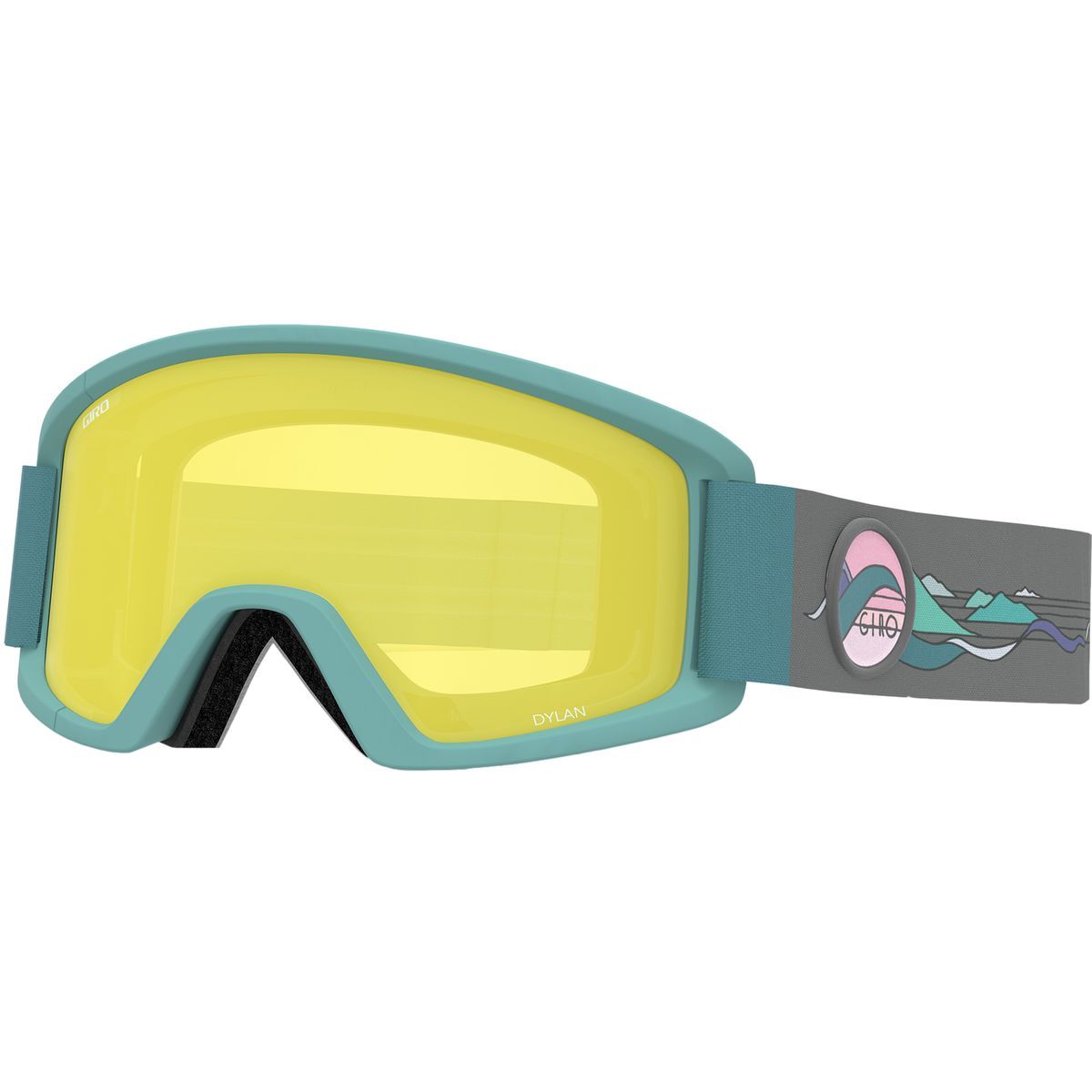 Giro Dylan Goggles - Women's Hannah Eddy/Grey Cobalt/Yellow, One Size