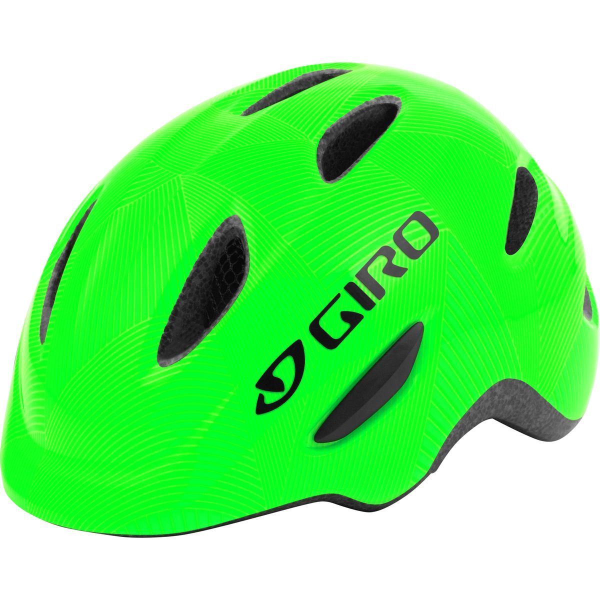 Giro Scamp Helmet - Kids' Green/Lime Lines, S