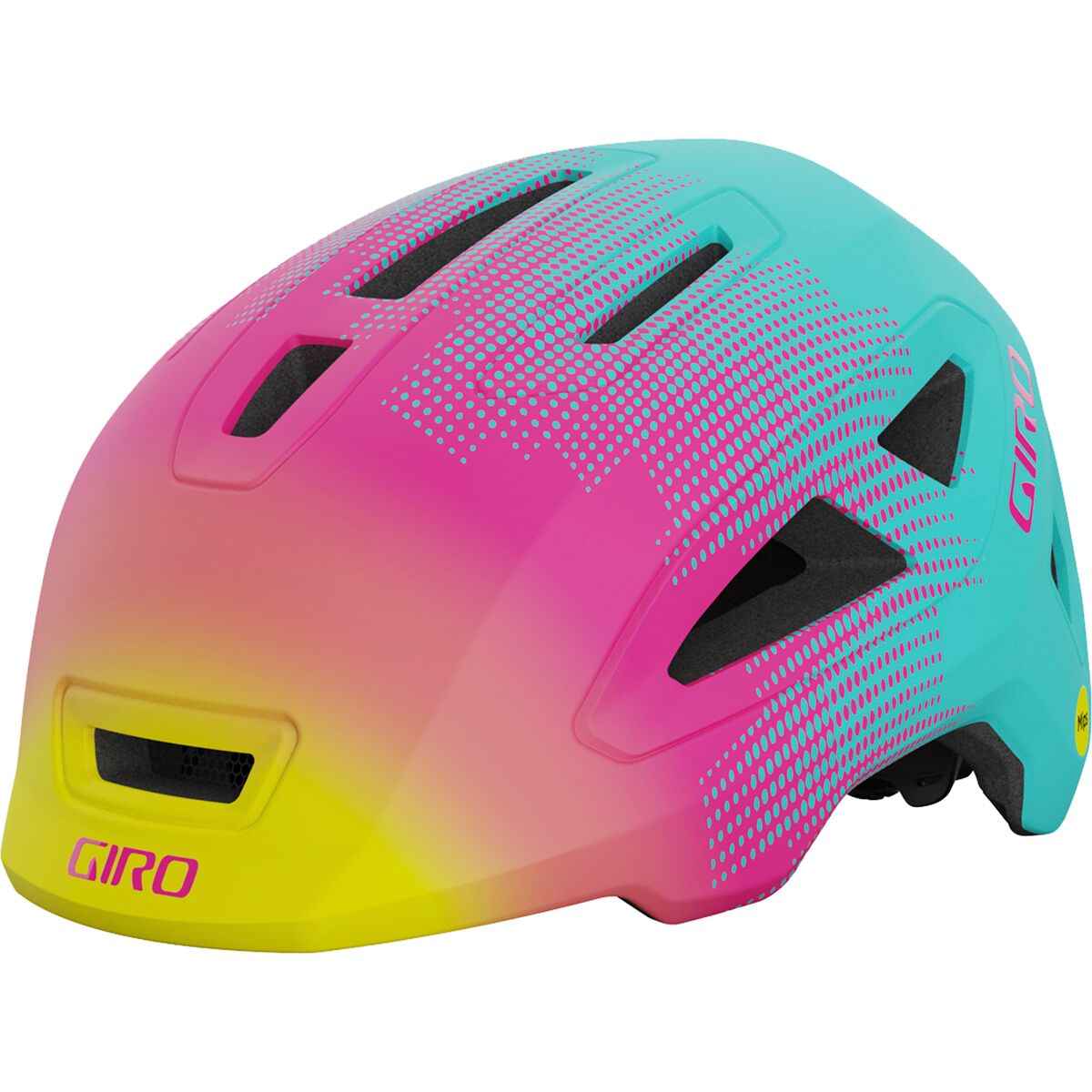 Giro Giro Scamp Mips Helmet - Kids' Matte Teal/Pin Towers, XS