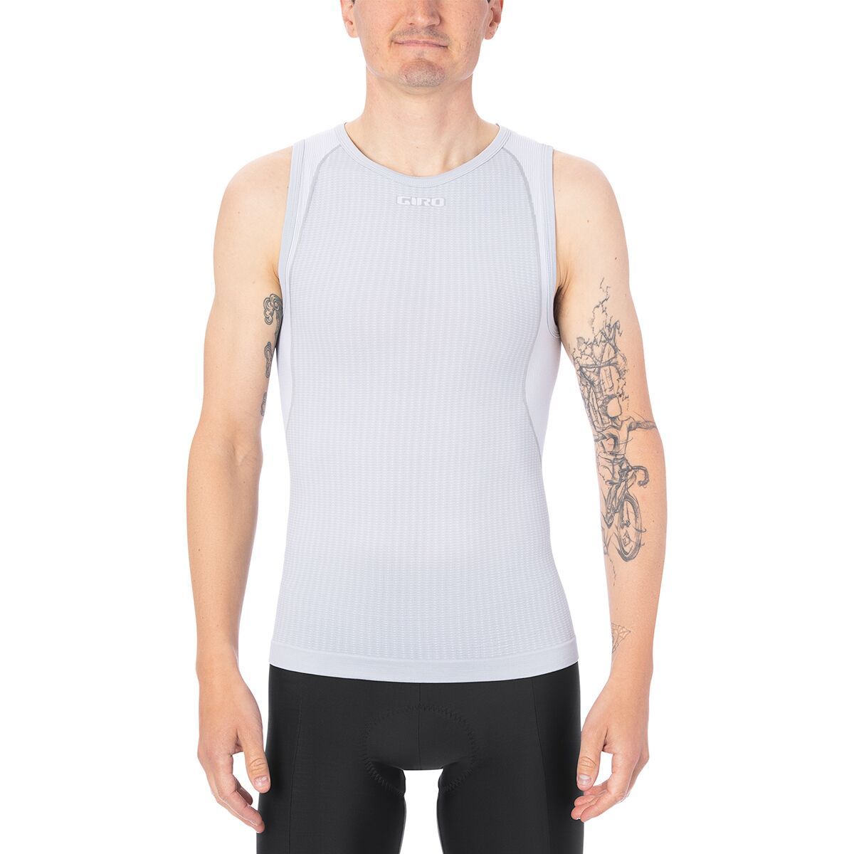Image of Giro Chrono Sleeveless Base Layer - Men's White, XS/S