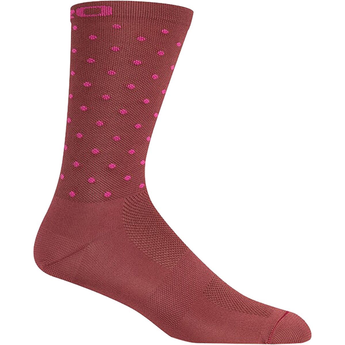 Image of Giro Comp Racer High Rise Sock Dark Cherry/Raspberry, XL