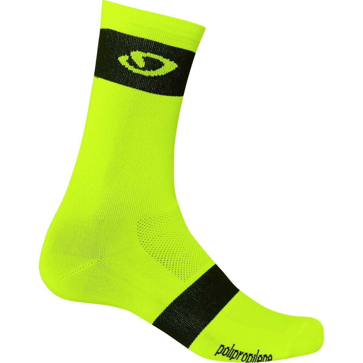 Giro Comp Racer High Rise Sock Highlight Yellow/Black, XL