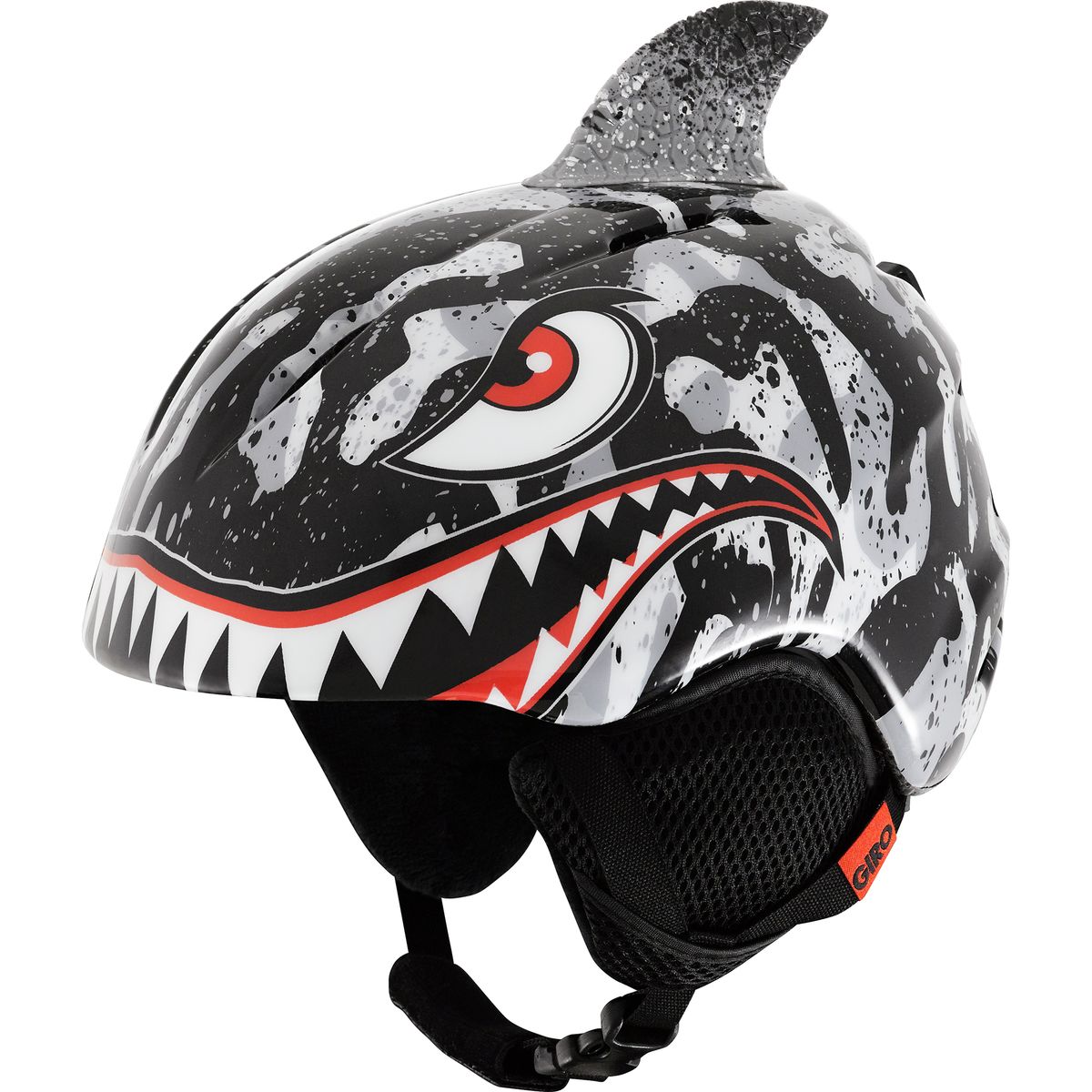Giro Launch Helmet - Kids' Black/Grey Tiger Shark