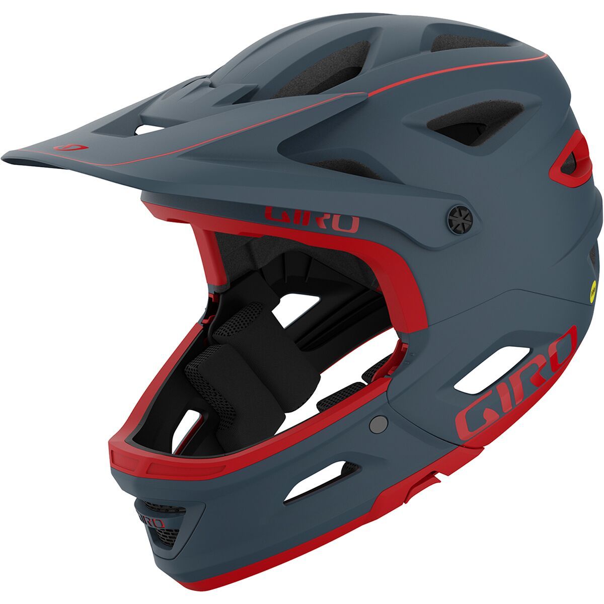Giro Switchblade Mips Helmet Matte Portaro Grey/Red, S