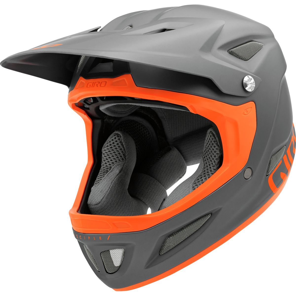 Giro Disciple Mips Helmet Matte Titanium/Flame, XS