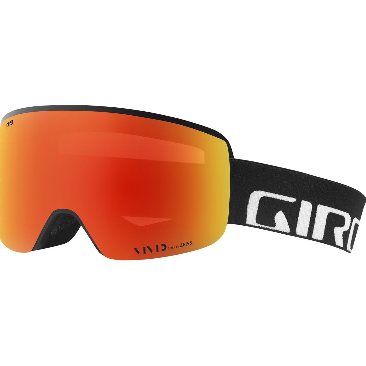 Giro Axis Goggles Black Wordmark/Vivid Ember, One Size