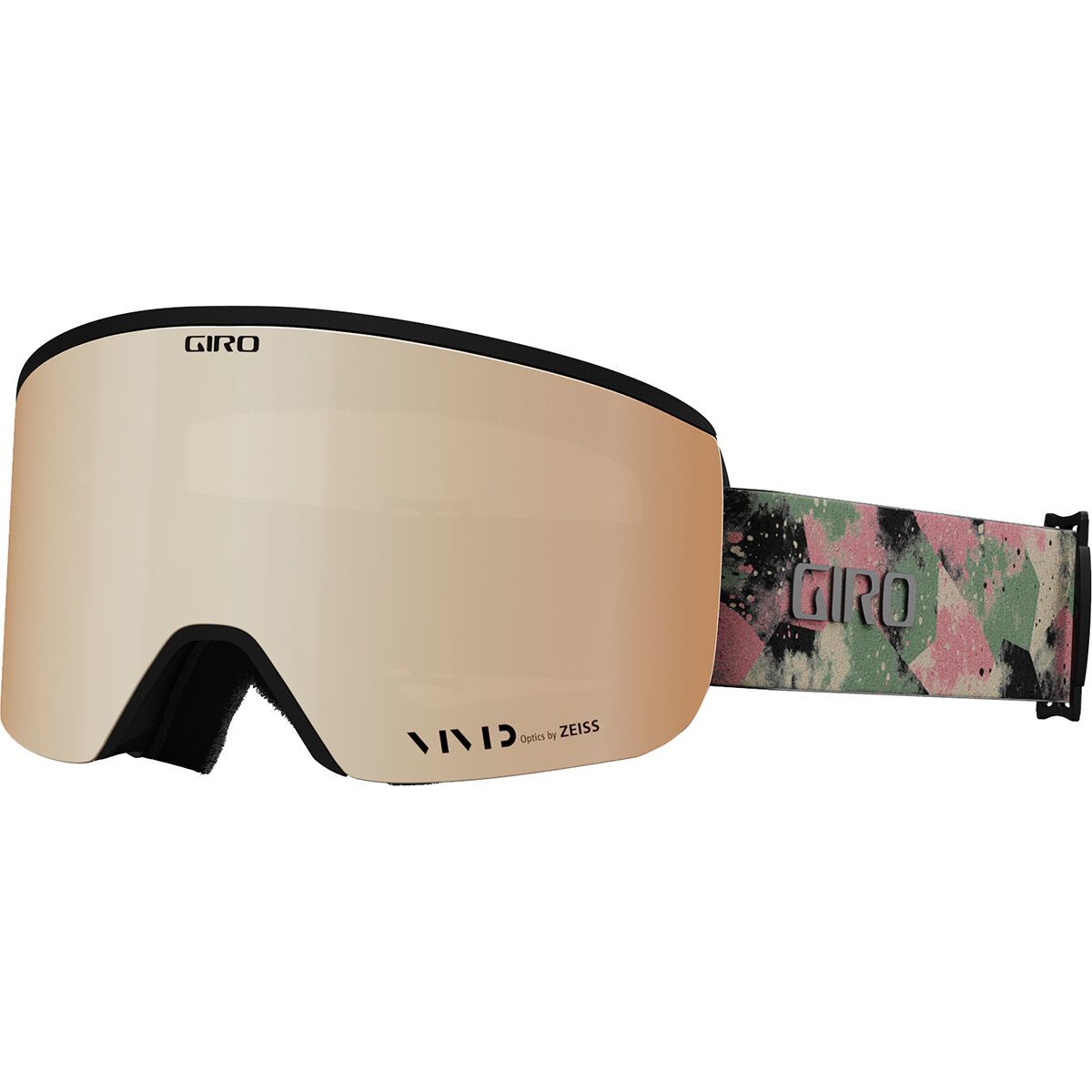 Image of Giro Axis Goggles Green Marble/Vivid Petrol/Vivid Infrared, One Size