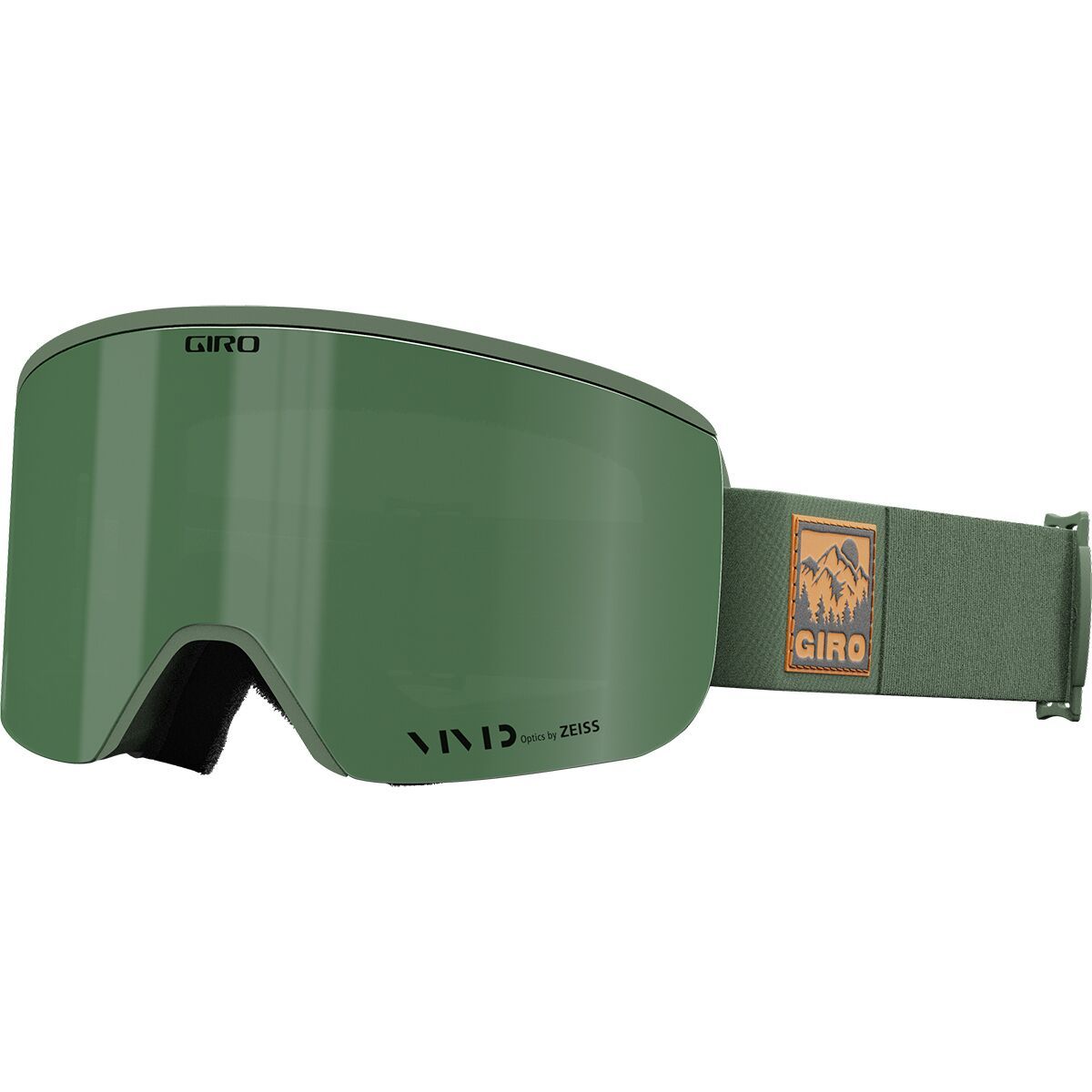 Image of Giro Axis Goggles Green Vista/Vivid Envy/Vivid Infrared, One Size