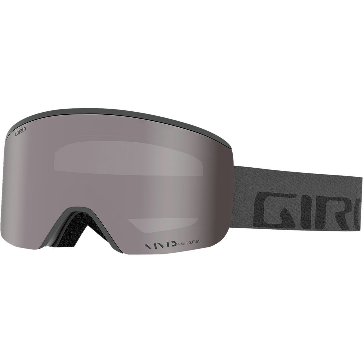 Image of Giro Axis Goggles Grey Wordmark/Vivid Onyx/Vivid Infrared, One Size