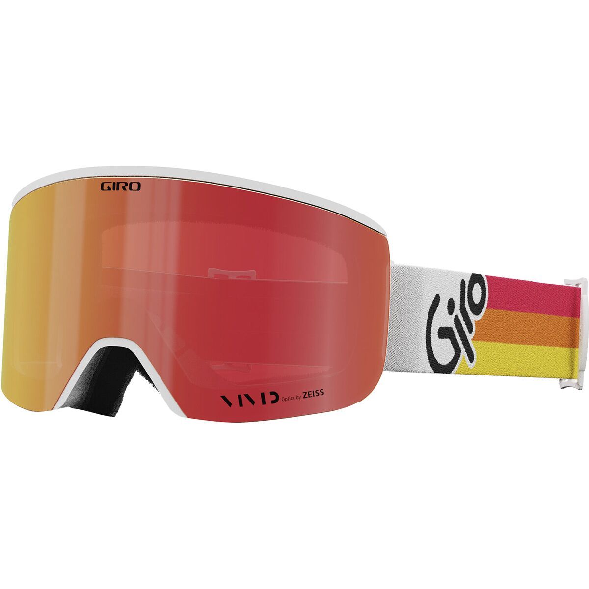 Giro Axis Goggles Red/Orange Vintage/Vivid Ember, One Size