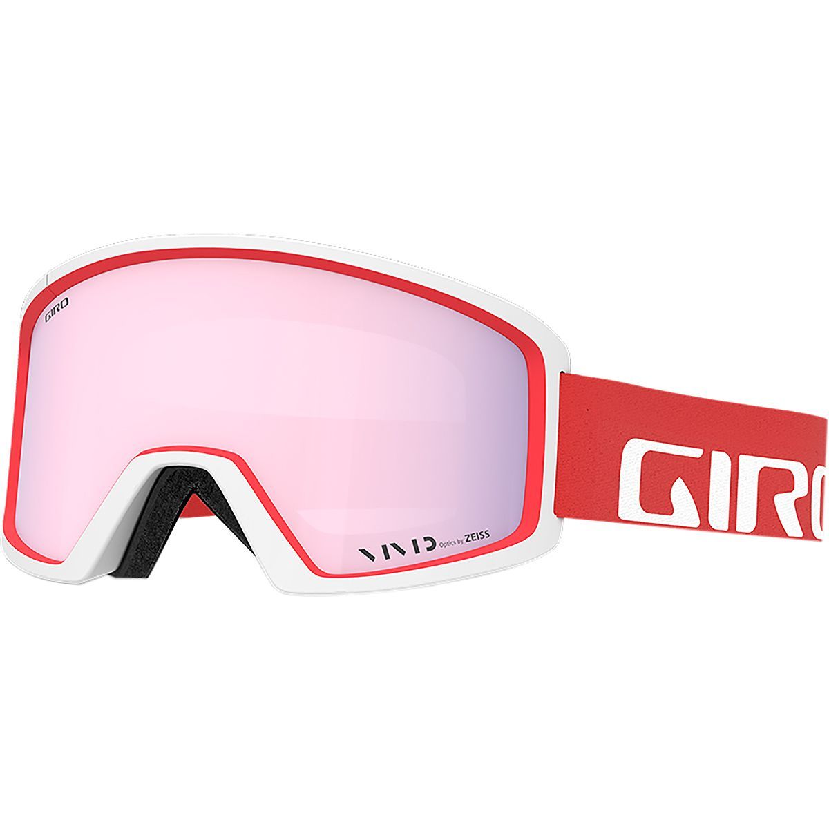 Giro Blok Goggles Apex Red/White/Vivid Apex, One Size