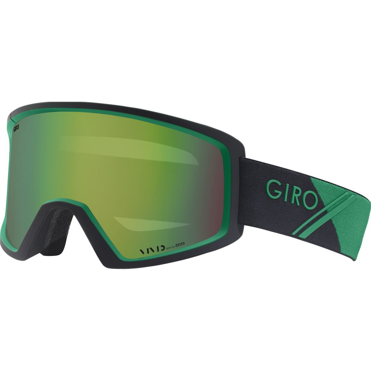 Giro Blok Goggles Field Green Sporttech/Vivid Emerald, One Size