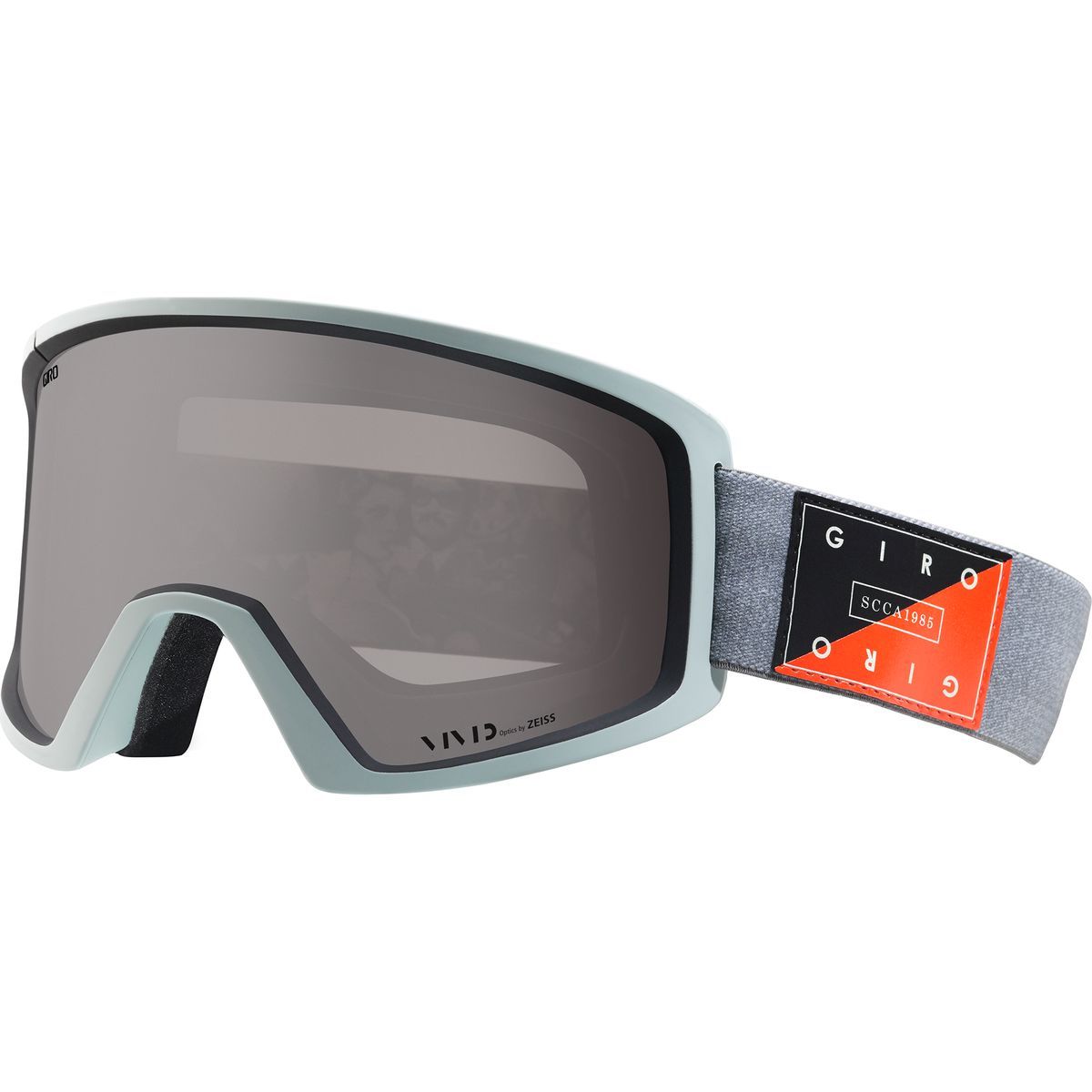 Giro Blok Goggles Grey Piste Out/Vivid Onyx, One Size