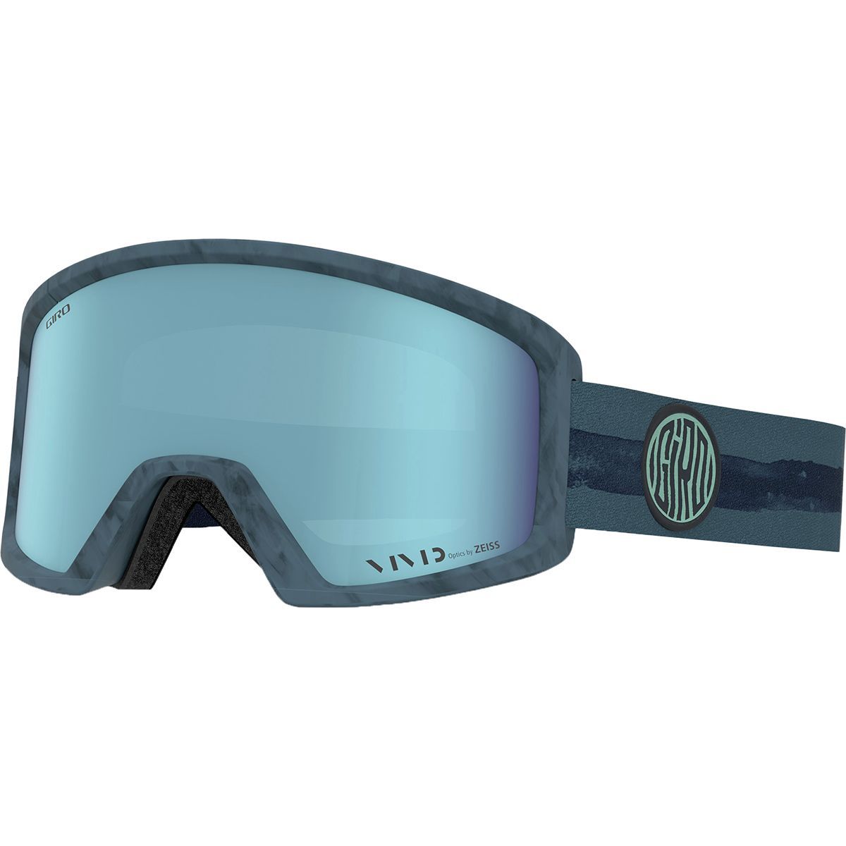 Giro Blok Goggles Storm Dye Line/Vivid Royal, One Size