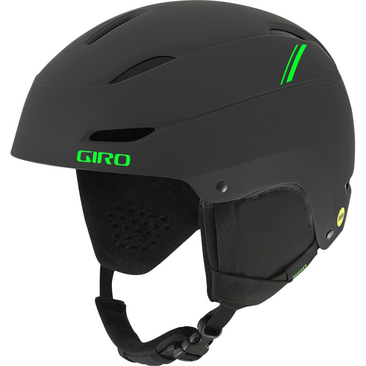 Giro Ratio Mips Helmet Matte Black/Green Sport Tech, L